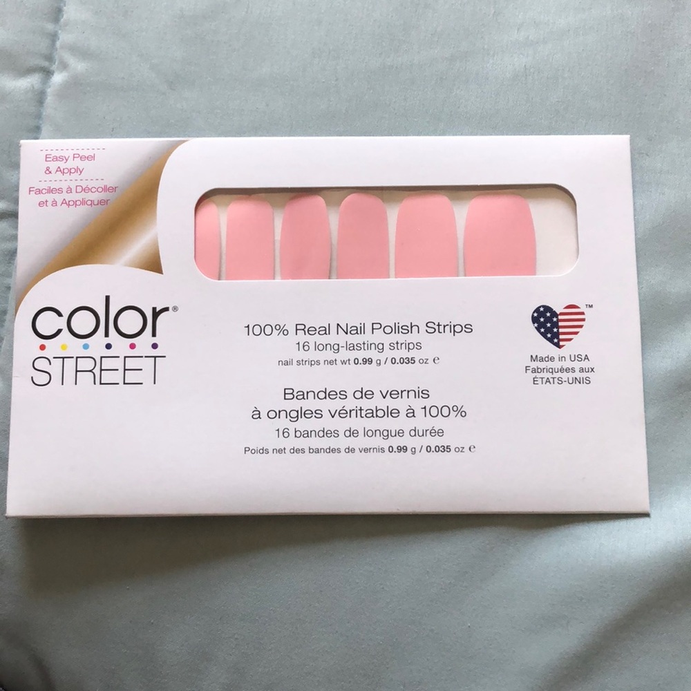 2 packs of never opened color street nail strips.